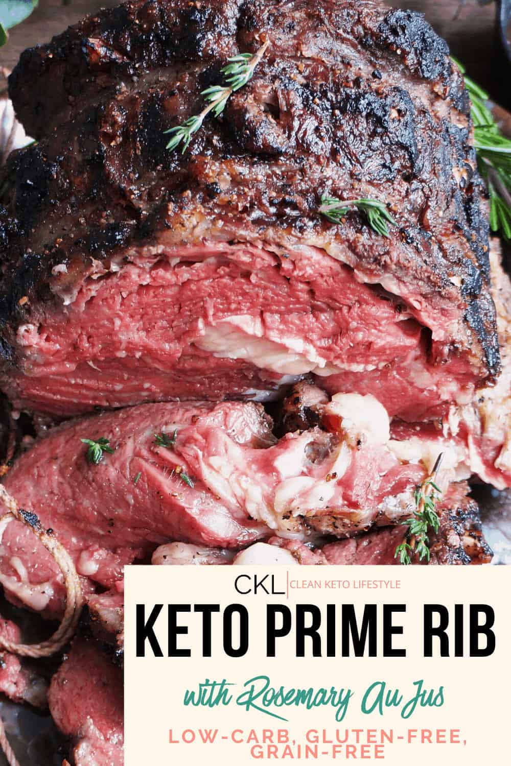 Keto Prime Rib with Garlic and Red Wine Au Jus Clean Keto Lifestyle