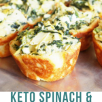 Keto Spinach and Artichoke Tartlets