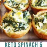 Keto Spinach and Artichoke Tartlets