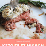 Filet Mignon with Blue Cheese Sauce