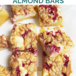 Clean Keto Recipe | Keto Raspberry Cheesecake Almond Bars