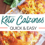 Clean Keto Recipe | Keto Calzone