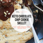 Keto Chocolate Chip Cookie Skillet