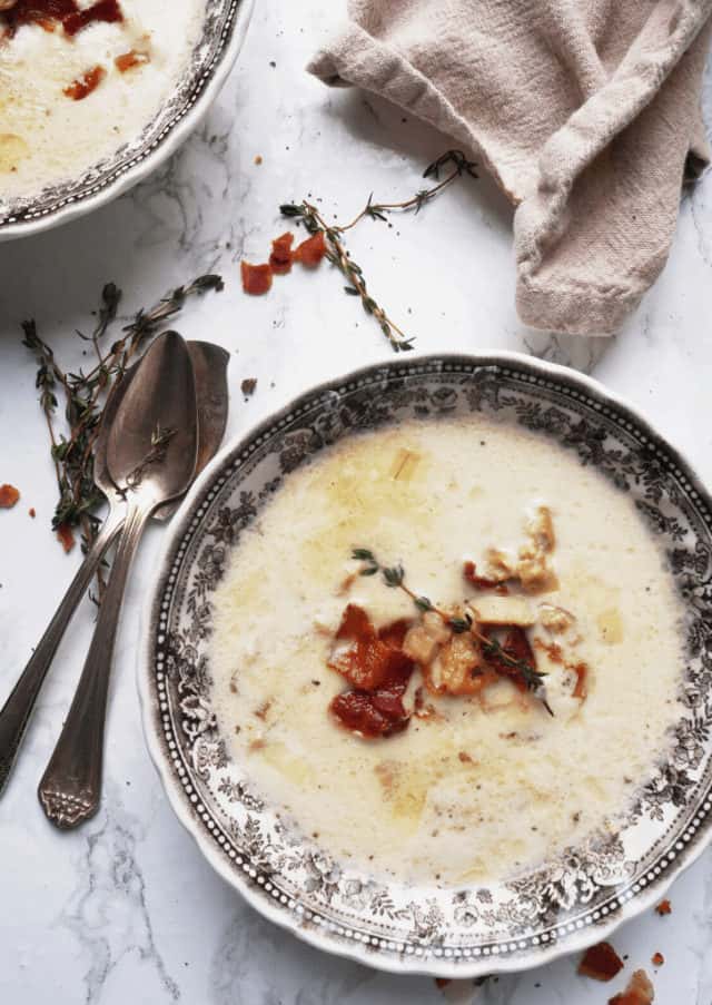 Keto New England Clam Chowder - Clean Keto Lifestyle