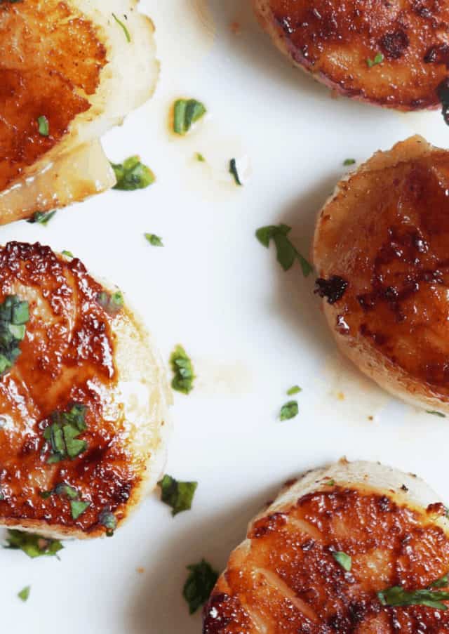 Keto Seared Scallops with Herbed Butter Clean Keto Lifestyle