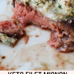 Keto Filet Mignon with Blue Cheese Sauce