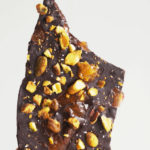 Keto Dark Chocolate Bark With Apricot and Pistachio