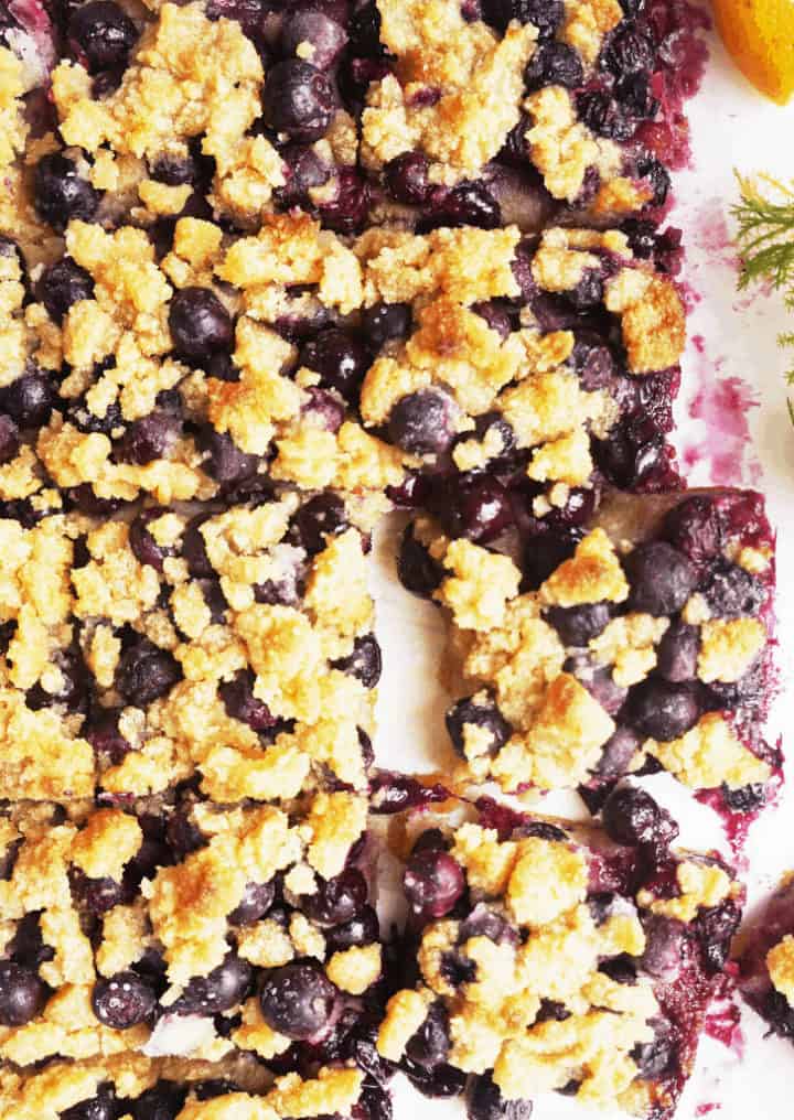 Keto Blueberry Lemon Crumble Bars Clean Keto Lifestyle