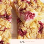 Keto Raspberry Cheesecake Almond Bars
