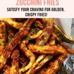 Crispy Baked Keto Zucchini Fries