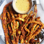 Clean Keto Recipe | Keto Crispy Baked Zucchini Fries