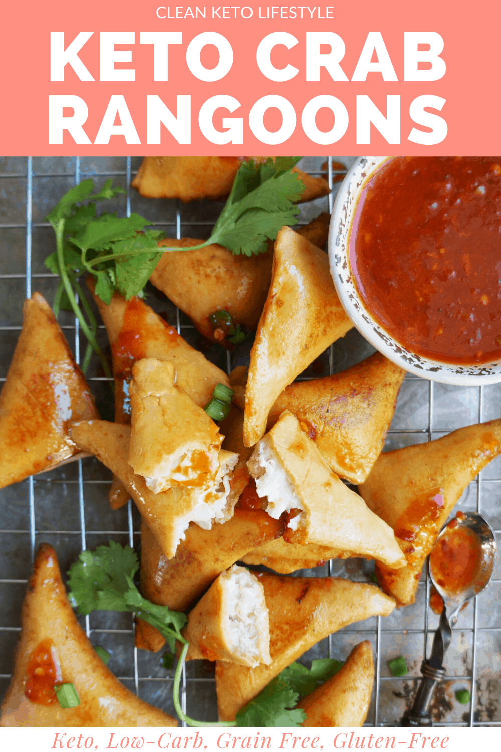Keto Crab Rangoons | Appetizer | Clean Keto Lifestyle
