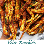 Clean Keto Recipe | Keto Crispy Baked Zucchini Fries