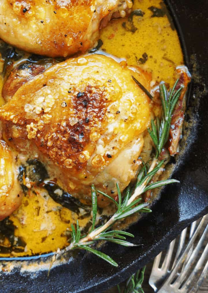 Keto Creamy Chicken Thighs - Clean Keto Lifestyle