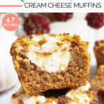 Clean Keto Pumpkin Cream Cheese Muffins