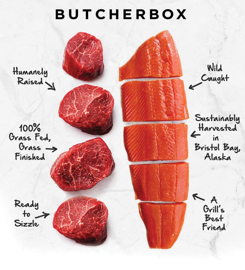 infographic showing facts about different meat