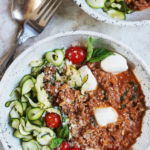 Clean Keto Bolognese with Zucchini Ribbons
