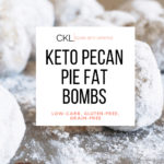 Keto Pecan Pie Fat Bombs