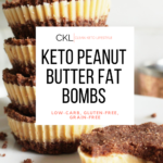 Keto Peanut Butter Fat Bombs