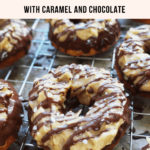 Keto Doughnuts with Caramel and Chocolate