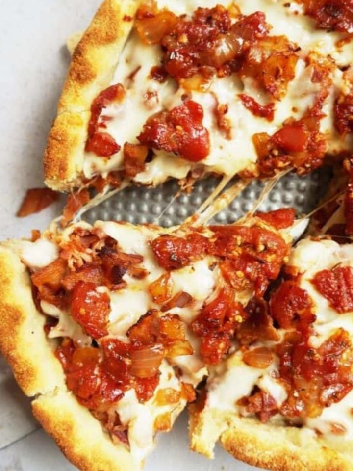 Keto Deep Dish Pizza
