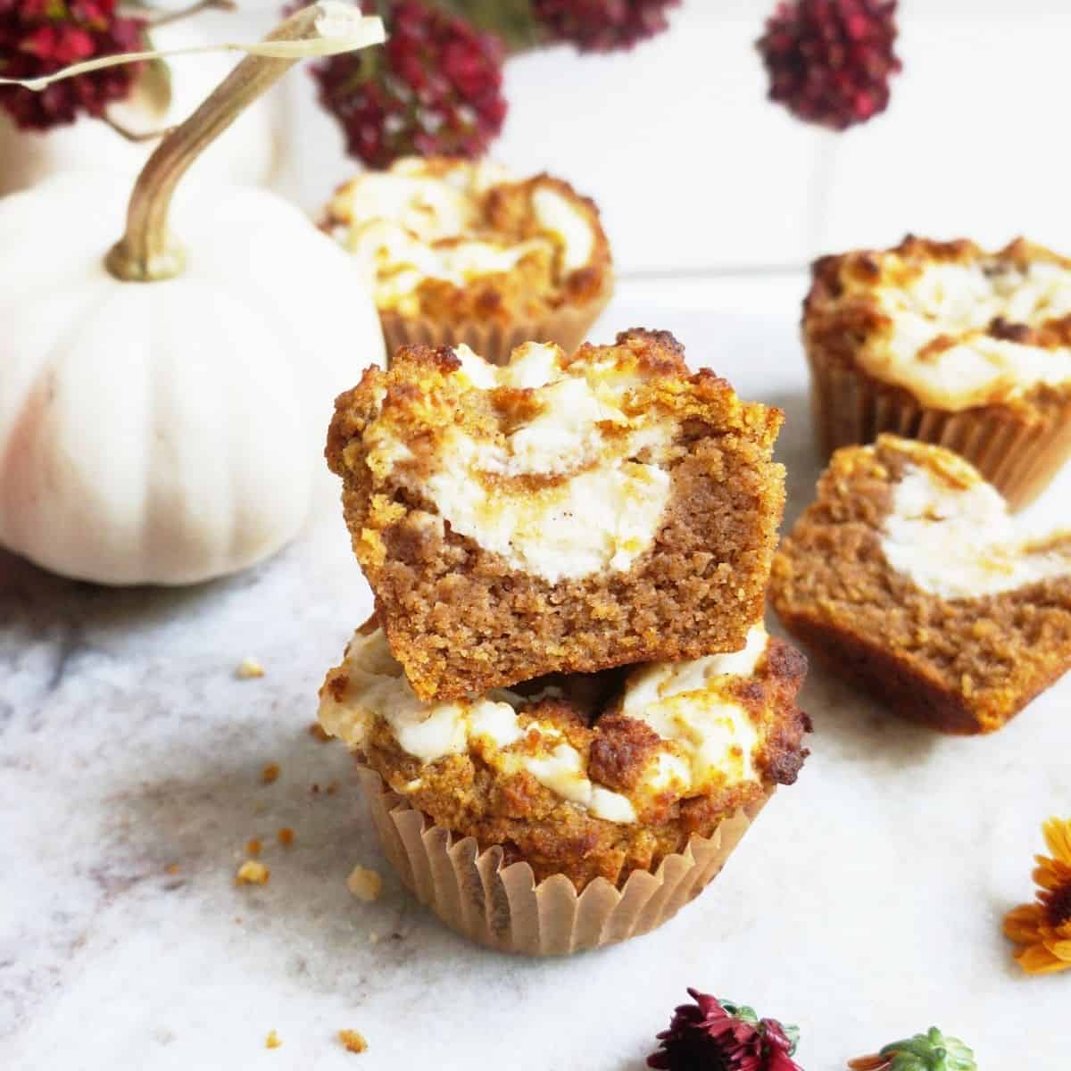 Keto Pumpkin Muffins with Cream Cheese Clean Keto Lifestyle