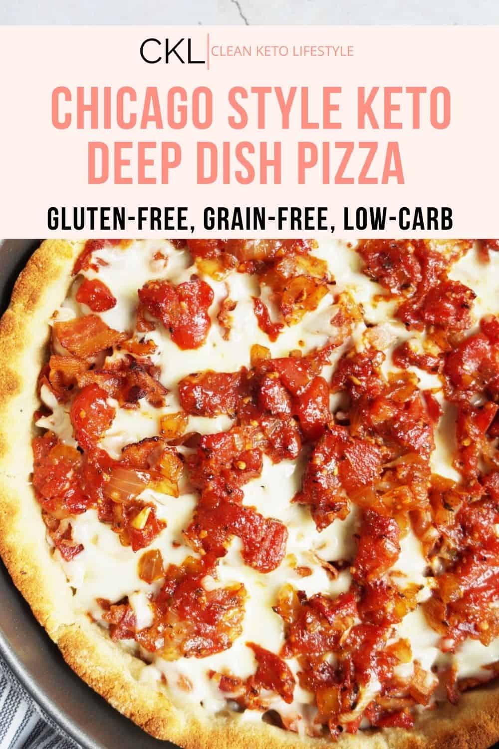 Keto Deep Dish Pizza - Clean Keto Lifestyle