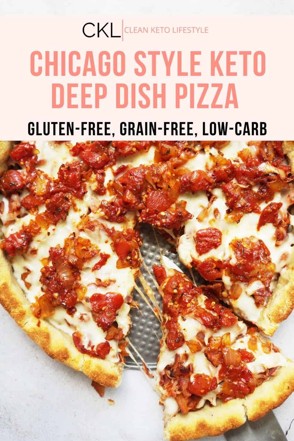 Keto Deep Dish Pizza - Clean Keto Lifestyle